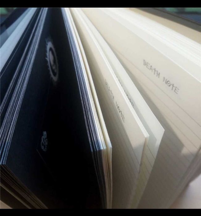Zestaw DEATH NOTE Notatnik Śmierci pióro zakładka naszyjnik naklejki