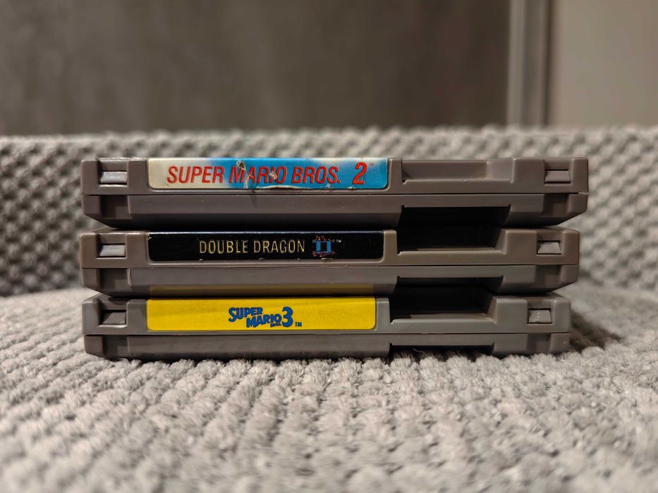 Super Mario 2 , 3 Double Dragon II NES PAL B