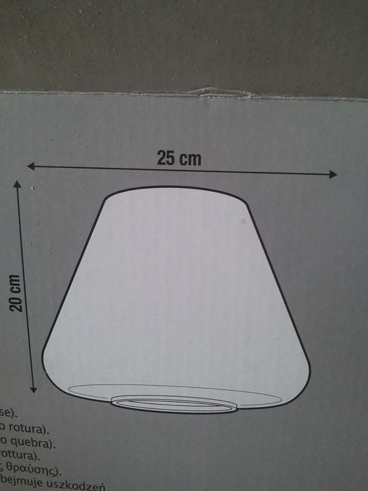 Candeeiro de Vidro para Teto