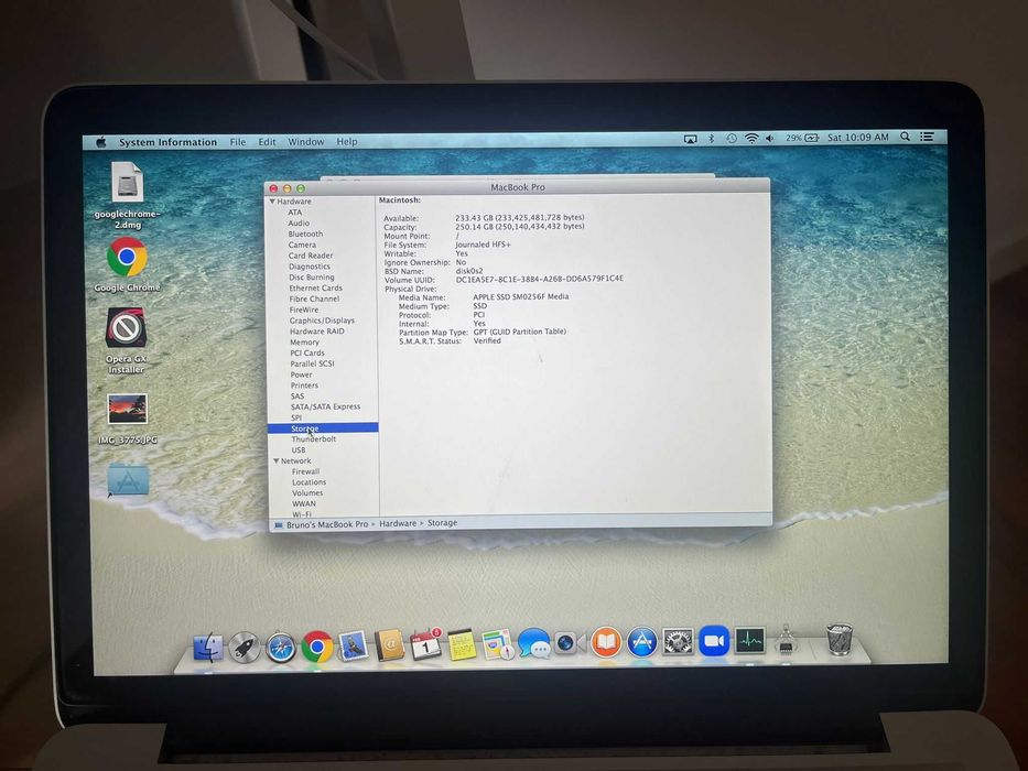 Macbookpro Model A1502 13-Inch 2013 Retina 8GB RAM Intel Core i5