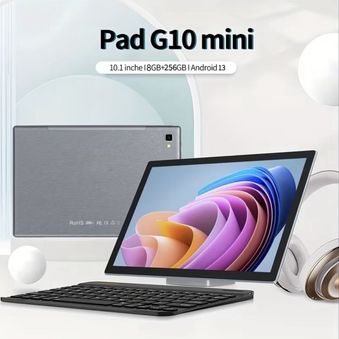 8 + 256 GB набір.планшет 10’1 дюйма  sim карта Новий