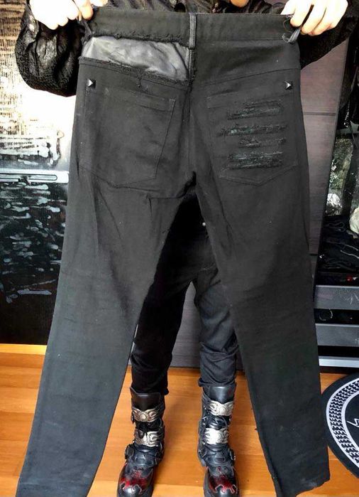 Calças Masculinas Pretas MadMax Gothic Grunge - Punk Rave