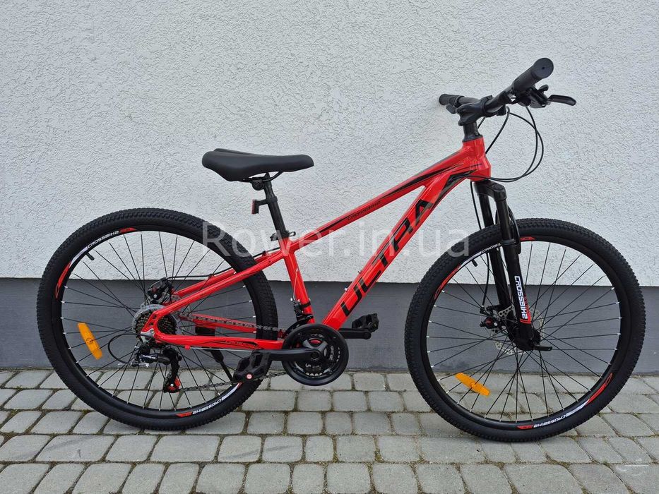 Велосипед XS алюмінієвий Crossbike 26" Ultra Рама 13" red-black