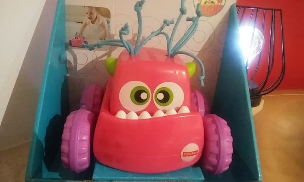 Carro Monstrinho rosa - Fisher-Price - Novo