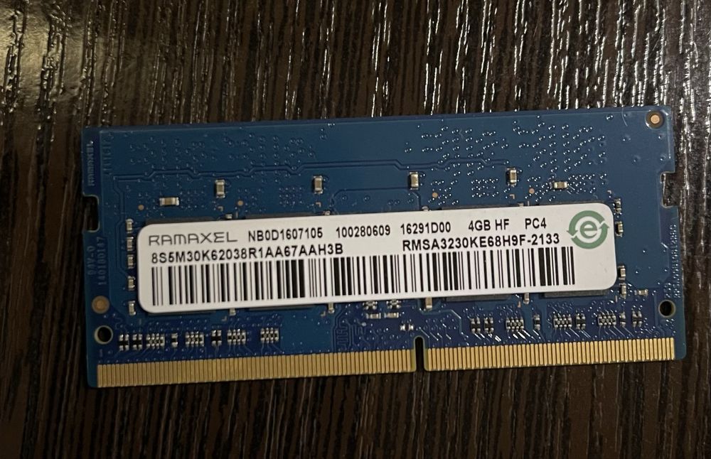Оперативна пам'ять Ramaxel 4GB DDR4 2133 MHz (RMSA3230KE68H9F-2133)