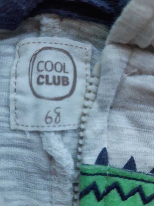 SMYK Cool Club rozmiar 68 zestaw pajac rampers dres spodnie