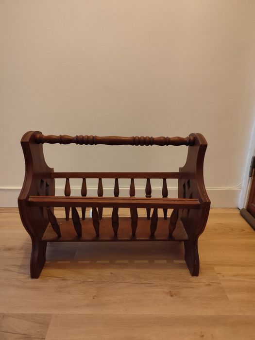 Wooden Magazine Rack