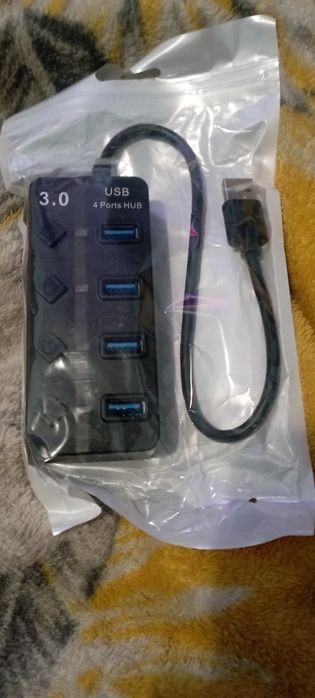 Hub Usb z 4 portami i wskaźnikami led