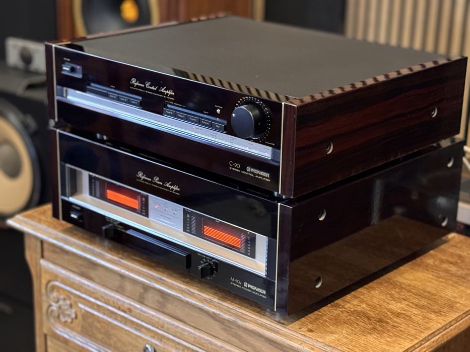 Pioneer M-90a C-90 koncowka przedwzmacniacz zestaw stereo Urushi