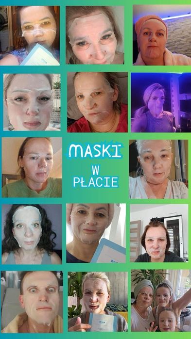 Maseczka do twarzy 10 szt opakowanie