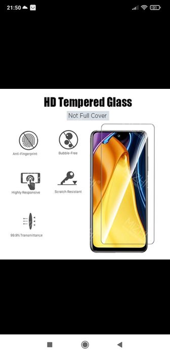 Vidro temperado pocophone M3 pro 5g e X3 pro