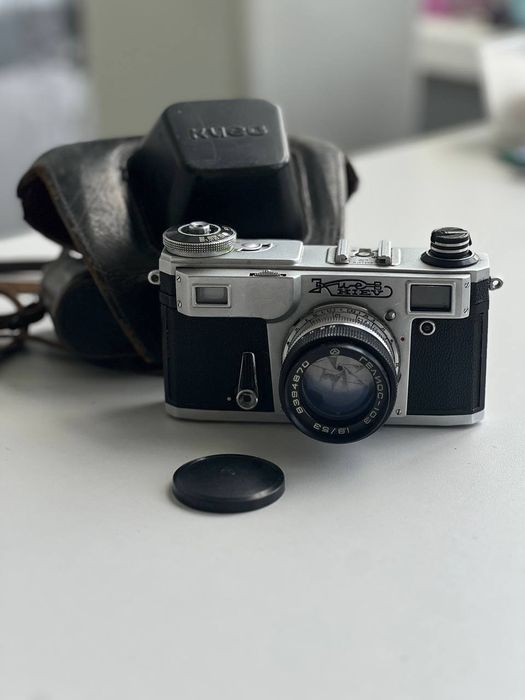 Вінтажний фотопарат Київ 4 АМ об'єктив Гелиос 103