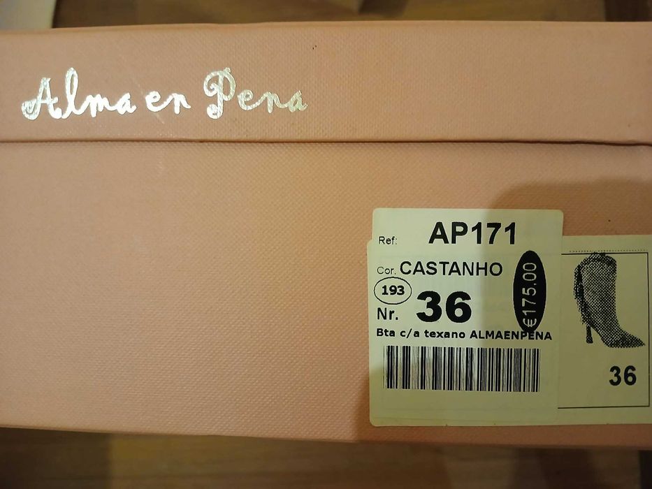 Botas texanas senhora com franjas alma en pena