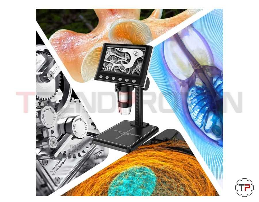 Microscópio Digital c/Ecrã LCD 1600X4,3''
