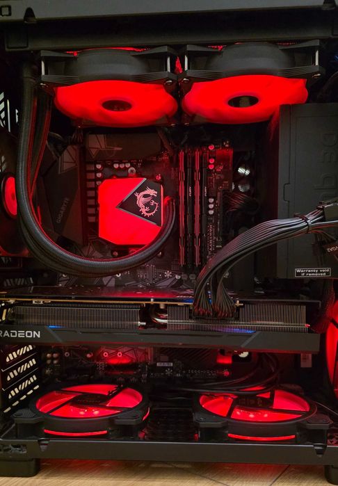 Wydajny PC do gier 1440p/1080p | Ryzen 5 5600X | RX 6700 XT 12GB | 32GB RAM | AIO | BeQuiet