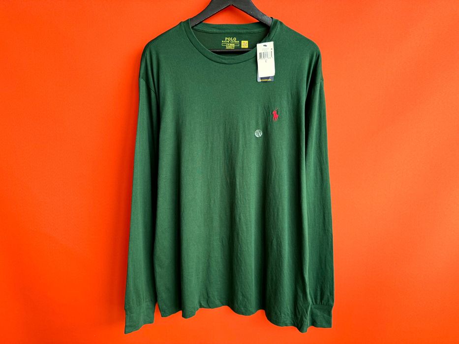 POLO RALPH LAUREN оригінал чоловіча спортивна кофта футболка з довгим рукавом лонгслів розмір L XL