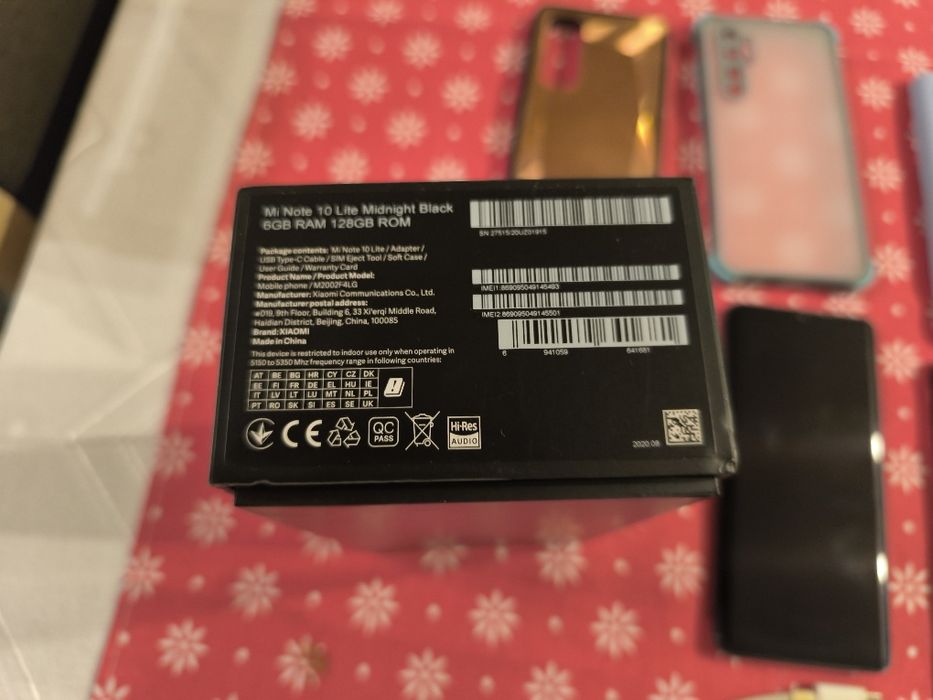 Xiaomi Mi Note 10 Lite 6/128 GB zestaw