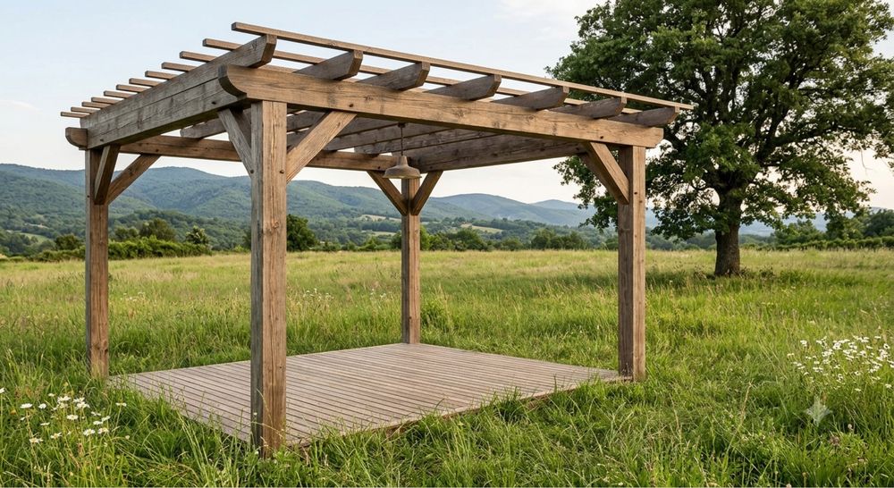 Pérgola, Alpendre e Cobertura Exterior por Medida | Jardim e Terraço | Madeira Maciça | Entrega Portugal
