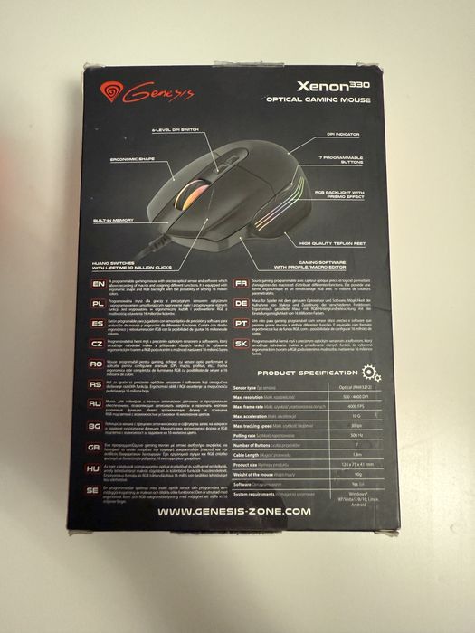 Mysz Gamingowa Genesis Xenon 330