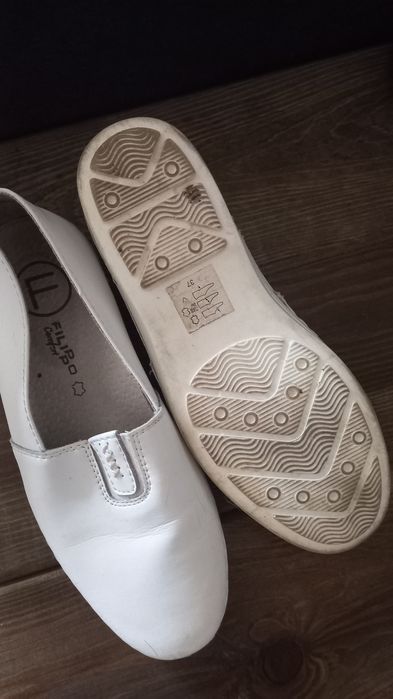 Buty białe dla dziewczynki rozm 37