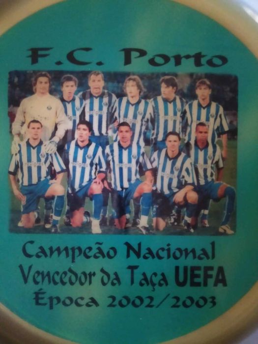 Prato do FC Porto Campeão Nacional e Vencedor da Taça UEFA 2002/03 ...
