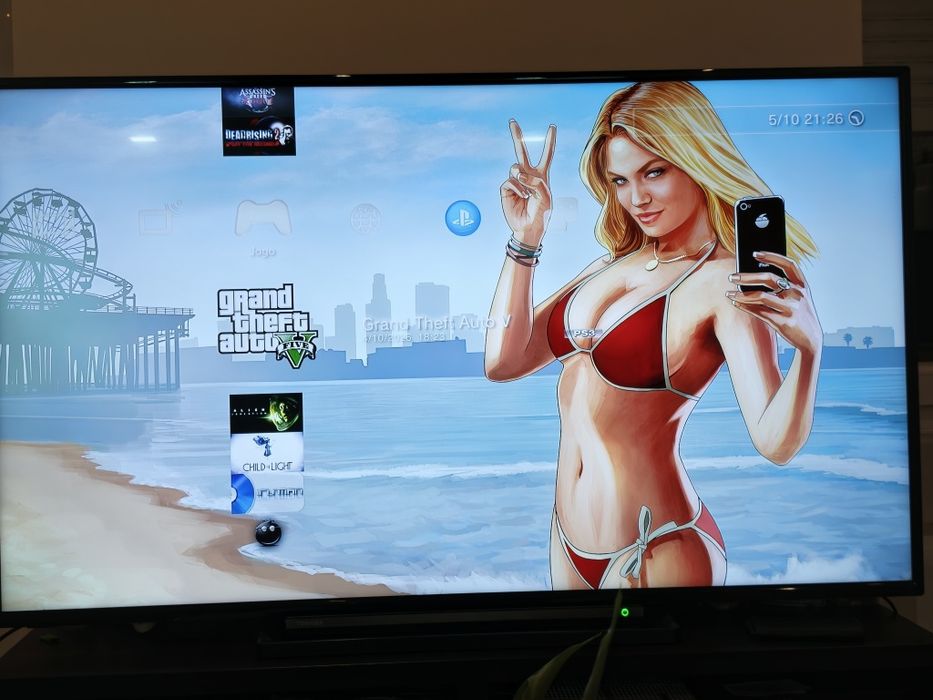 PS3 Desbloqueada HEN 320GB 1 Comando PlayStation 3
