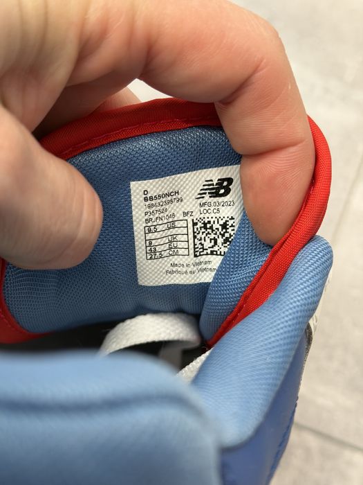 Кросівки New Balance 550 Red Atlantic Blue