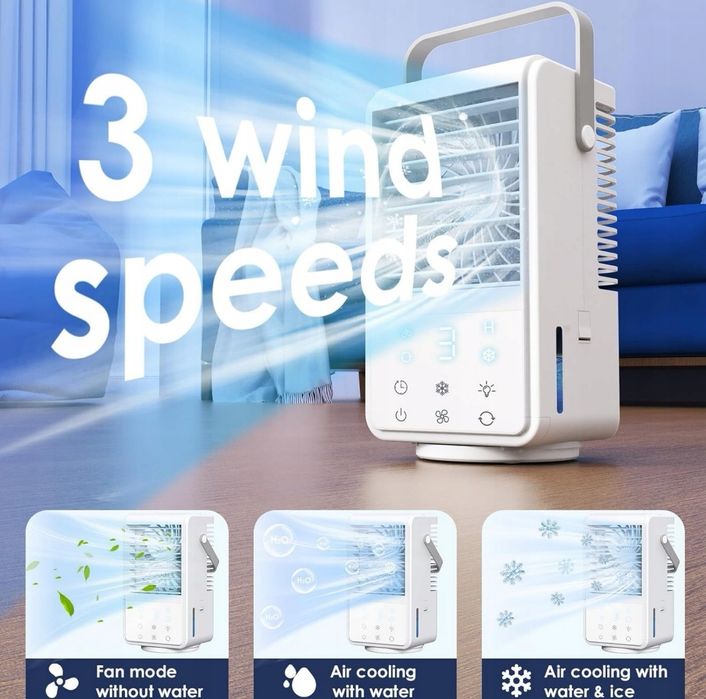 Klimatyzator przenośny mini wentylator air cooler WIAONE 4 w 1 YP16