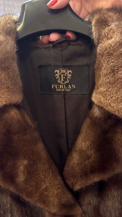 Шуба норкова 85 см