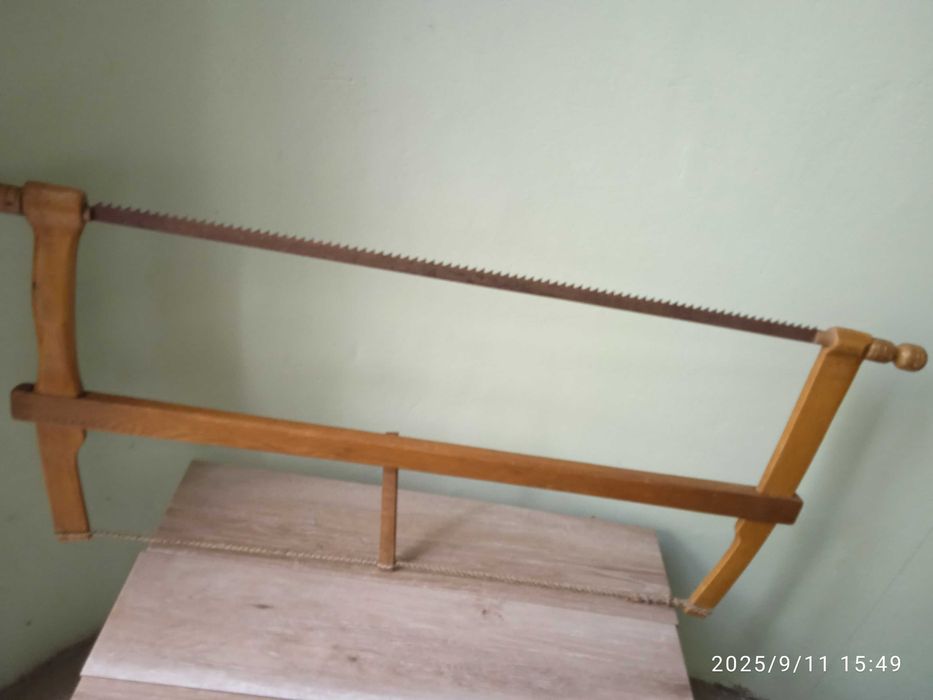 Пила двуручная, лучковая