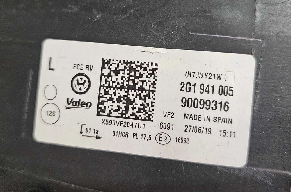 Ótica esquerda VW Polo VI | 127555