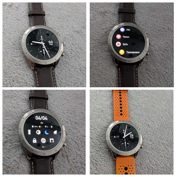 Huami Zepp Z Amazfit Titanium Титан Смарт Часы Годинник Мужские Brown