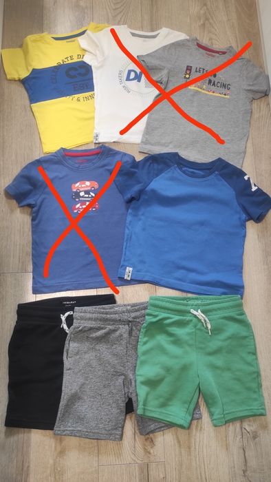 Футболки і шорти для хлопчика 98-104 см 3-4 р Primark Lupilu