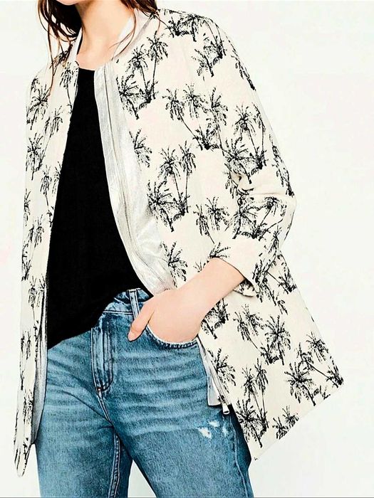 Casaco comprido blazer - ZARA