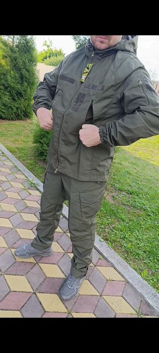 Тактичний чоловічий костюм "Агресор" олива койот чорний синій графіт