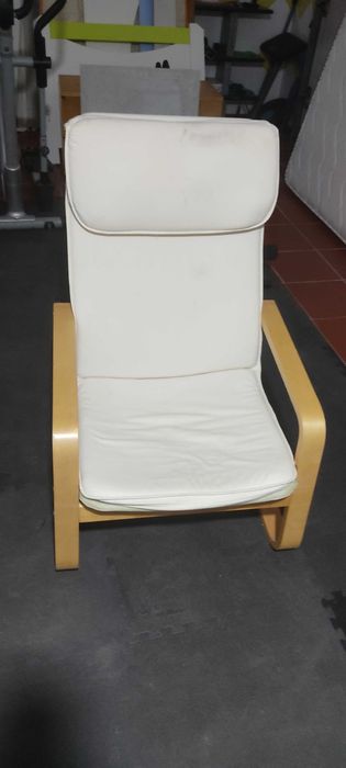 POÄNG
Poltrona, chapa de carvalho c/velatura branca