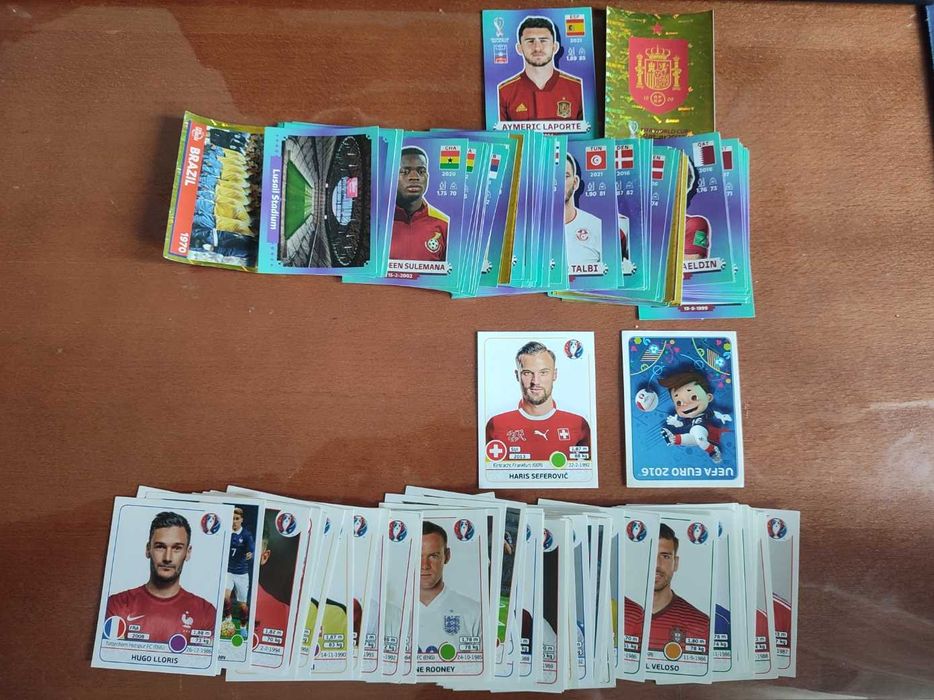 Cromos Panini Qatar 2022 & Euro 2016