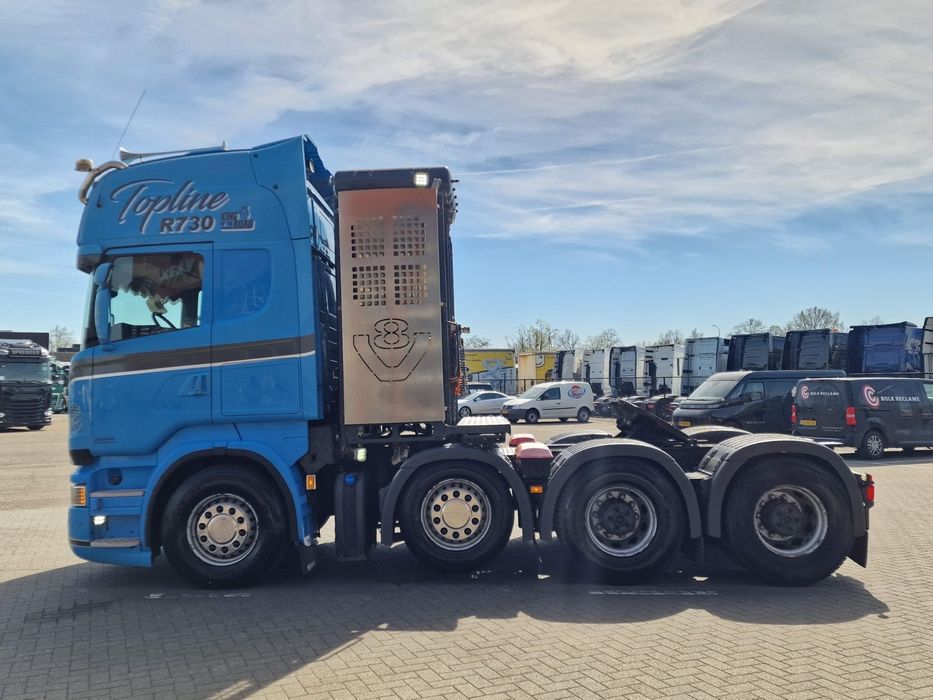 C.  Siodlowy Scania R730 , 8x4 Gabaryty DMC 150 T , 470 000 Przebiegu