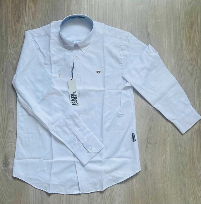Koszula męska Karl Lagerfeld rozmiar XXXL -biała