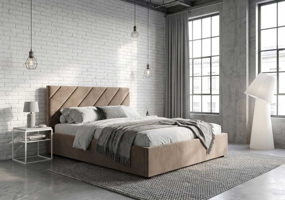 Кровать-подиум Naomi 160—брутальная элегантность и современный комфорт