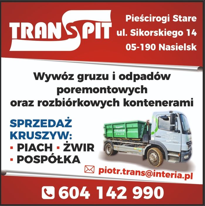 Wywóz Gruzu Odpadów Budowlanych Kontener