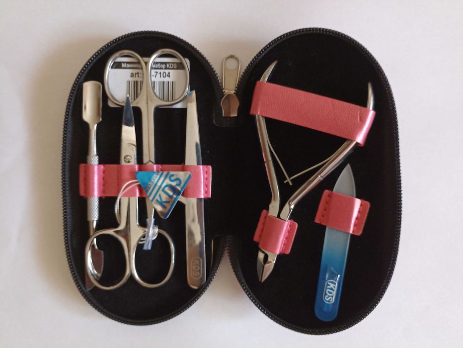KDS 7104 Новый, Чехия, маникюрный набор, маникюр АКЦИЯ