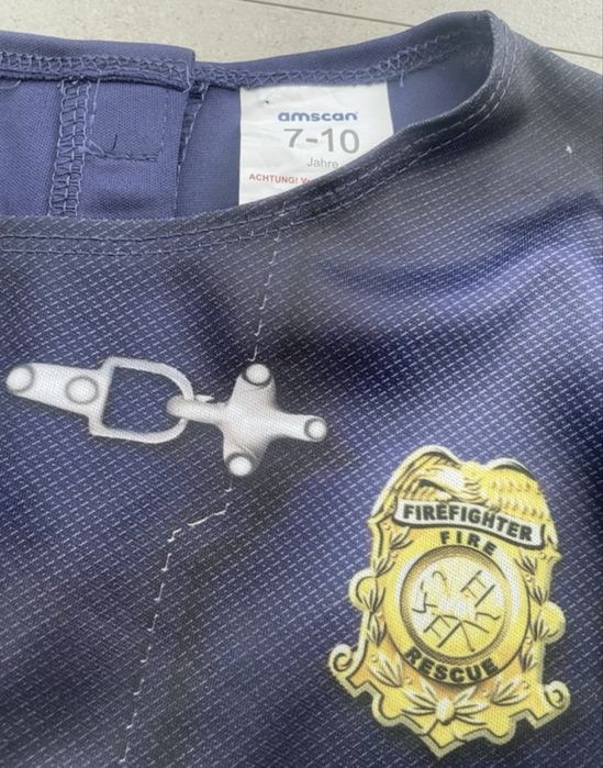 Kostium stroj przebranie roz.7/10 Strazak karnawal