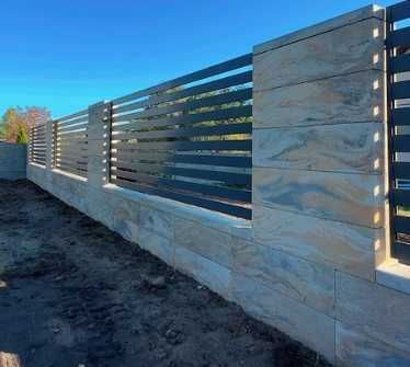 Ogrodzenie palisadowe lamele poziome palisada pozioma PRODUCENT!