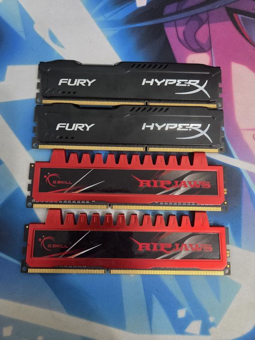 16gb 4x4 ddr3 1600mhz gskill kingston