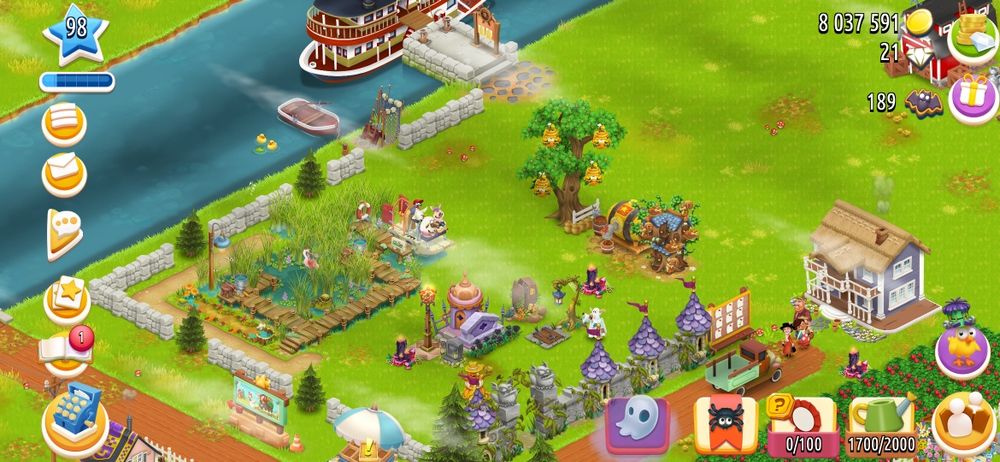 Аккаунт Hay Day 98 рівень, Амбар 8000
