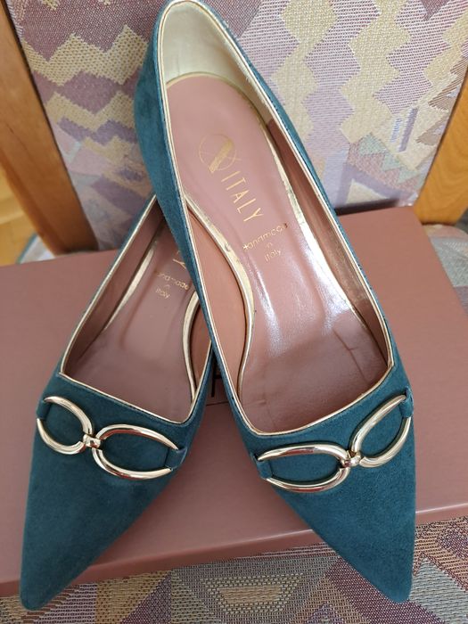 Czolenka na obcasiku niskim