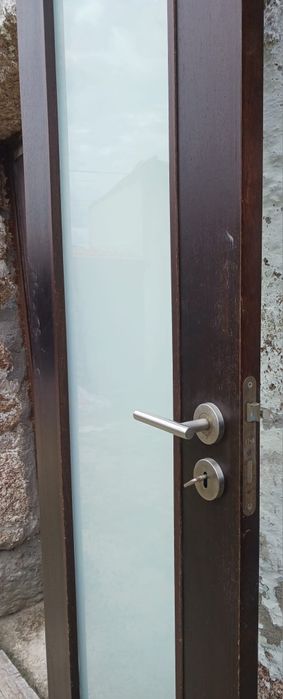 Porta de interior com vidro