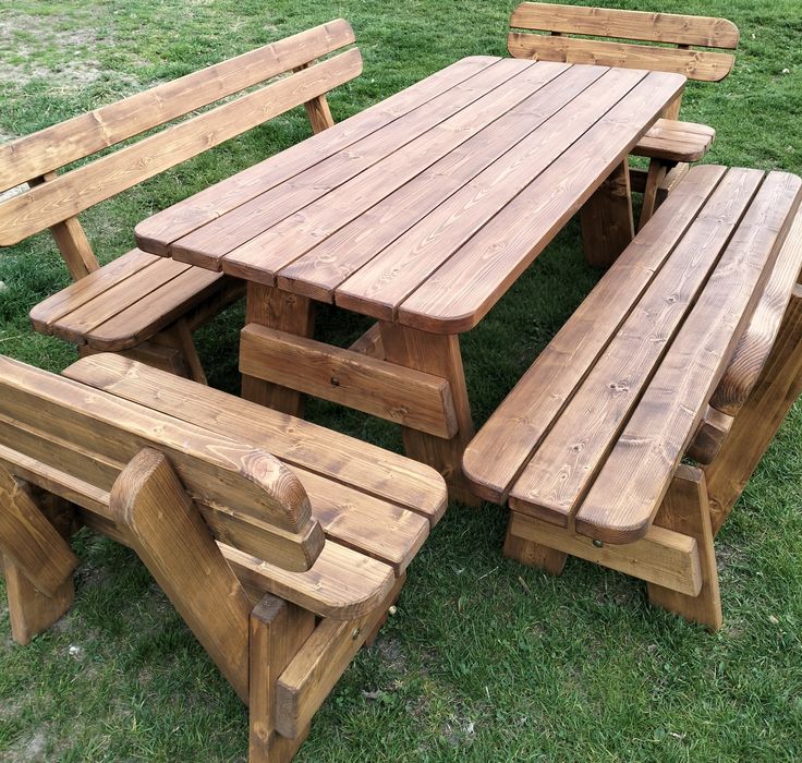 Meble ogrodowe swierkowe