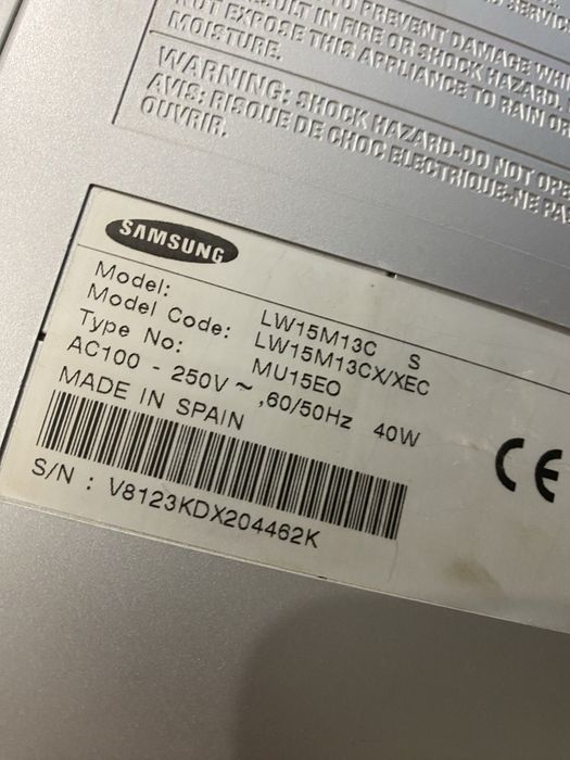 TV LCD Samsung LW15M13C